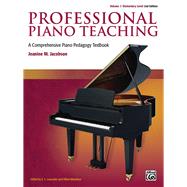Professional Piano Teaching 9781470626495