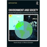 Environment and Society: Human Perspectives on Environmental Issues 9781138206496