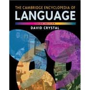The Cambridge Encyclopedia of Language 9780521736503