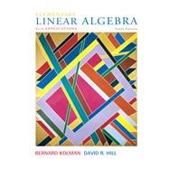 Elementary Linear Algebra with Applications 9780132296540