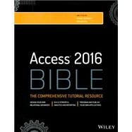 Access 2016 Bible 9781119086543