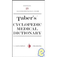 Taber's Cyclopedic Medical Dictionary: Deluxe/Indexed 9780803606562