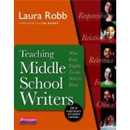 Teaching Middle School Writers : Lessons and Routines That Give Adolescents Compelling Reasons to Write 9780325026572