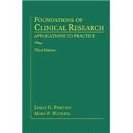Foundations of Clinical Research: Applications to Practice 9780803646575