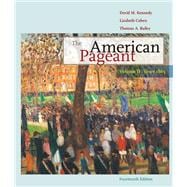 The American Pageant Volume II: Since 1865 9780547166582