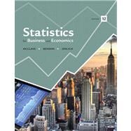 Statistics for Business and Economics Plus NEW MyStatLab with Pearson eText -- Access Card Package 9780321946584