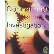 Criminal Investigation (Non-InfoTrac Version) 9780534576592