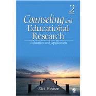Counseling and Educational Research : Evaluation and Application 9781412956611