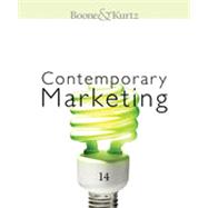 Contemporary Marketing 2011, 14th Edition 9781133456612