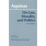 On Law, Morality, and Politics 9780872206632