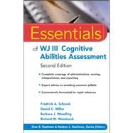 Essentials of WJ III Cognitive Abilities Assessment 9780470566640