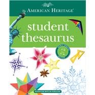 The American Heritage Student Thesaurus 9780544336643