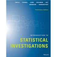 Introduction to Statistical Investigations 9781118956670