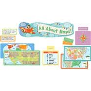 All About Maps Mini Bulletin Board Set
