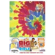 The Big Picture Interactive Bible for Kids, Multicolor Tie-Dye LeatherTouch Connecting Christ Throughout God's Story 9781433616679