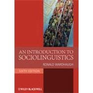 An Introduction to Sociolinguistics 9781405186681