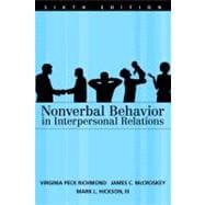 Nonverbal Behaviour in Interpersonal Relations 9780205486694