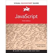JavaScript Visual QuickStart Guide 9780321996701