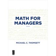 Math for Managers