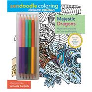 Zendoodle Coloring: Majestic Dragons Deluxe Edition with Pencils 9781250126733