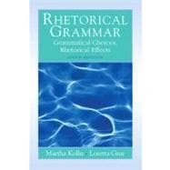 Rhetorical Grammar 9780205706754