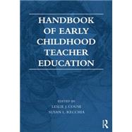 Handbook of Early Childhood Teacher Education 9780415736763