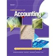 Fundamentals of Accounting: Course 1, 9th Edition 9781133466772