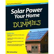 Solar Power Your Home For Dummies 9780470596784