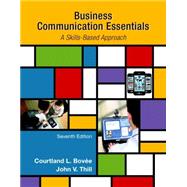 Business Communication Essentials 9780133896787