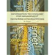 Information Technology for Management: Improving Strategic and Operational Performance, 8th Edition 9780470916803