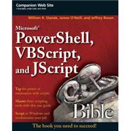 Microsoft Powershell, VBScript and JScript Bible 9780470386804