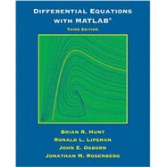 Differential Equations With Matlab 9781118376805