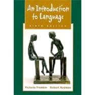 Introduction to Language 9780030186820