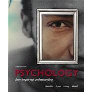 Psychology From Inquiry to Understanding (paperback) Plus NEW MyPsychLab with Pearson eText -- Access Card Package 9780205966837