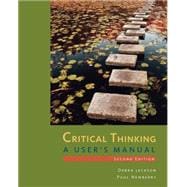 Critical Thinking A User's Manual 9781285196848