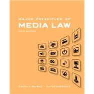Major Principles of Media Law, 2013 Edition 9781111836849