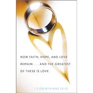 Ring With Heart Wedding Bulletin, Regular Size 9781426776854