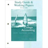 Study Guide and Working Papers for Use with College Accounting : Chapters 1-14 9780073336855