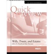 Quick Review of Wills, Trusts, and Estates 9780314286857