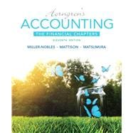 Horngren's Accounting, The Financial Chapters 9780133866889