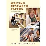 MyCompLab with Pearson eText -- Standalone Access Card -- for Writing Research Papers 9780205706891