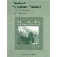 Student Solutions Manual for Biostatistics for the Biological and Health Sciences with Statdisk 9780321286895