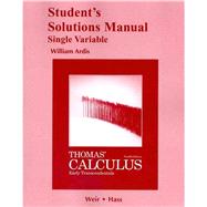 Thomas Calculus Early Trans Pie No Us Sales 9780321656926