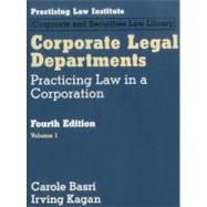 Corporate Legal Depts 9781402416927