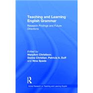 Teaching and Learning English Grammar: Research Findings and Future Directions 9781138856929