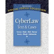 CyberLaw: Text and Cases, 3rd Edition 9781133456940