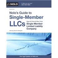 Nolo's Guide to Single-member Llcs 9781413326956