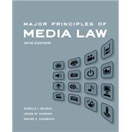 Major Principles of Media Law, 2016 9781305076983