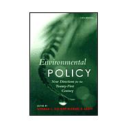 Environmental Policy 9781568026985