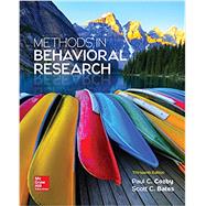 Methods in Behavioral Research 9781259676987